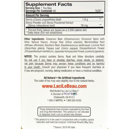 Laci Le Beau Super Dieter's Tea Cinnamon Spice - 60 Tea Bags