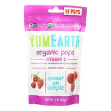 將圖片載入圖庫檢視器 Yummy Earth Organic Vitamin C Pops - 3 oz - Case of 6
