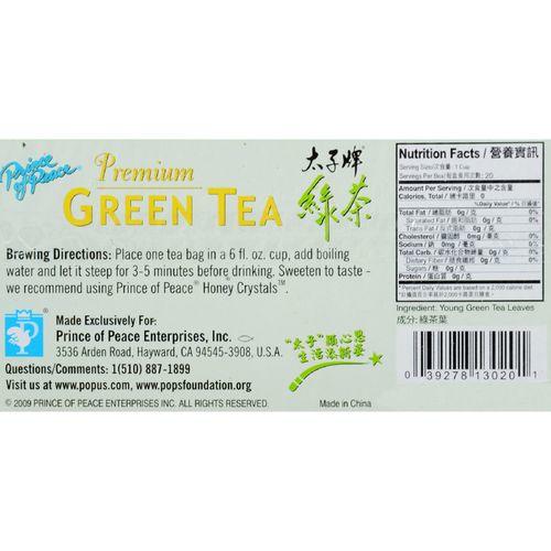 Prince of Peace Premium Green Tea - 20 Tea Bags