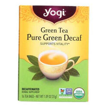 Load image into Gallery viewer, Yogi Organic Green Tea Caffeine Free - 16 Tea Bags - Case of 6
