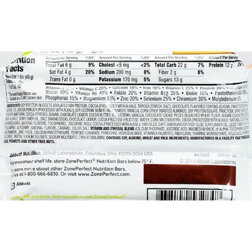 Zone - Nutrition Bar - Dark Chocolate Almond - Case of 12 - 1.58 oz.