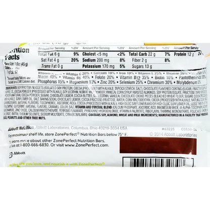 Zone - Nutrition Bar - Dark Chocolate Almond - Case of 12 - 1.58 oz.