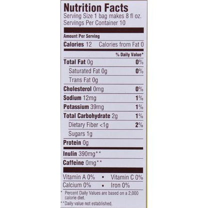 Teeccino Organic Tee Bags - Mediterranean Hazelnut - 10 Bags