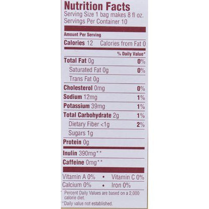 Teeccino Organic Tee Bags - Vanilla - 10 Bags