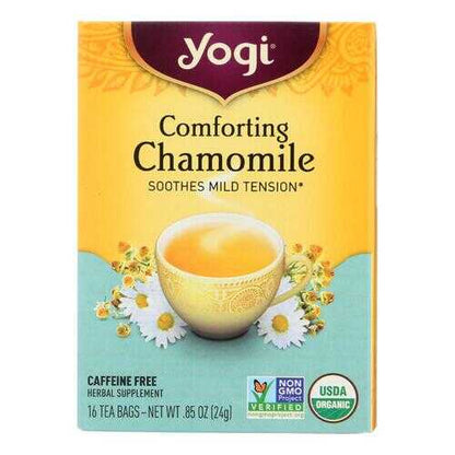Yogi Organic Comforting Chamomile - 16 Tea Bags - Case of 6