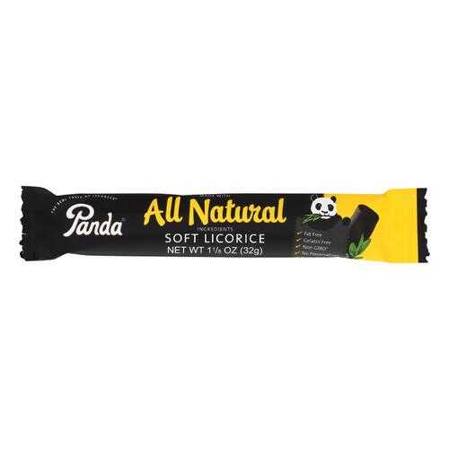 Panda Licorice Bars - Natural - Case of 36 - 1.125 oz