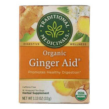 Load image into Gallery viewer, Traditional Medicinals Organic Ginger Aid Herbal Tea - Caffeine Free -16 Bags
