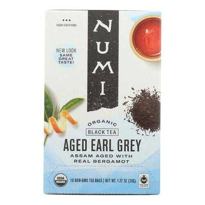Numi Tea Organic Aged Earl Grey - Black Tea - 18 Bags