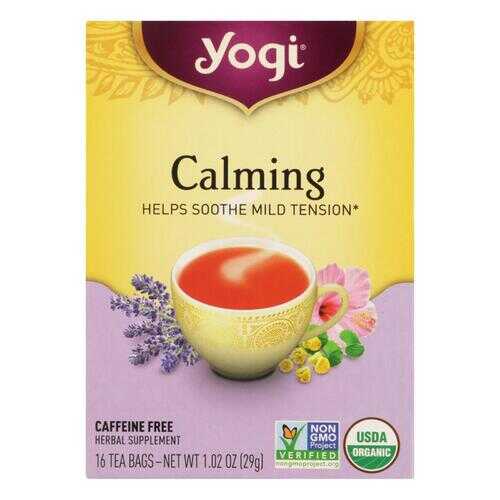 Yogi Tea Organic Calming - Caffeine Free - 16 Tea Bags
