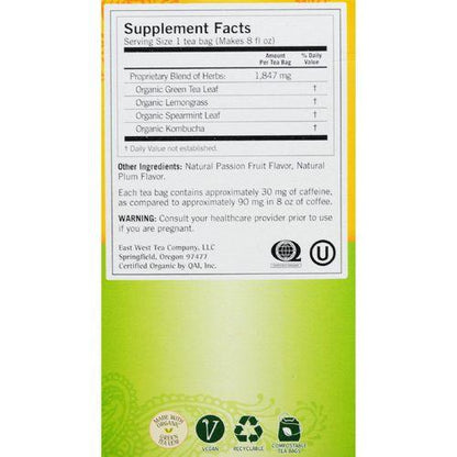 Yogi Tea Green Tea Kombucha - Contains Caffeine - 16 Tea Bags