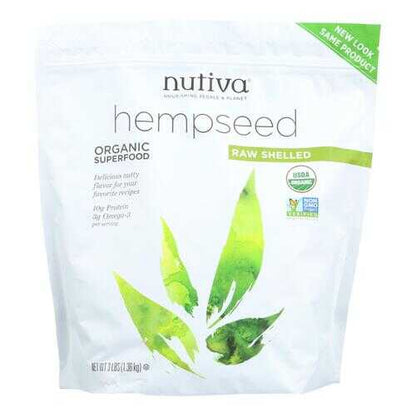 Nutiva Organic Shelled Hempseed - 3 lbs