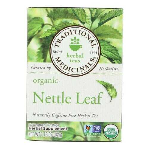 Traditional Medicinals Organic Nettle Leaf Herbal Tea - 16 Tea Bags - Case of 6