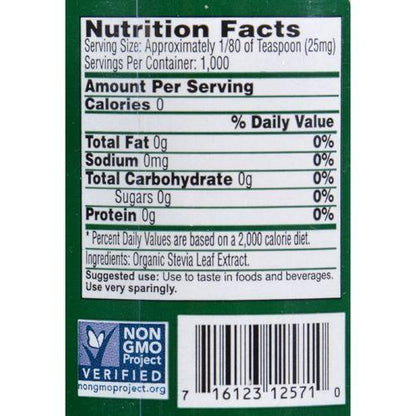 Sweet Leaf Stevia Extract - 0.9 oz