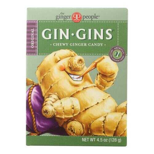 Ginger People Gin Gins Chewy Ginger Candy - 4.5 oz - Case of 12