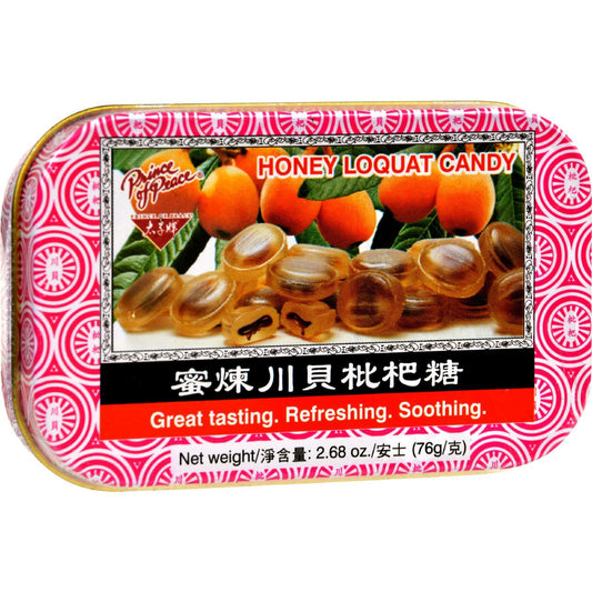 Han's Honey Loquat Candy - Counter Display - 2.68 oz - 1 Case