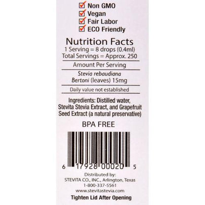 Stevita Liquid Extract - 3.3 fl oz