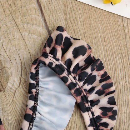 1-5 Years Children Swimsuits Summer Toddler Baby Girl Leopard Bikini 2019 Kids Swimming Suits Tops High Waist Shorts Bikini Set