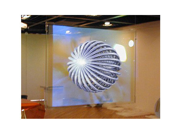 1.524m x 2.2m Holographic Transparent Rear Projection Screen Film Display Vivid Clear Picture Use for Glass Window, Store, Airport