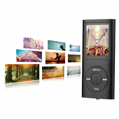 1.8" LCD HD Video Card MP3 MP4 Support Music Video Media Player FM Radio Built-In HD Mic HD Video Card MP3 Classic 32GB Portable