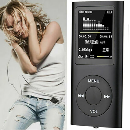 1.8" LCD HD Video Card MP3 MP4 Support Music Video Media Player FM Radio Built-In HD Mic HD Video Card MP3 Classic 32GB Portable