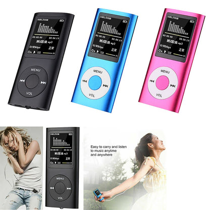 1.8" LCD HD Video Card MP3 MP4 Support Music Video Media Player FM Radio Built-In HD Mic HD Video Card MP3 Classic 32GB Portable