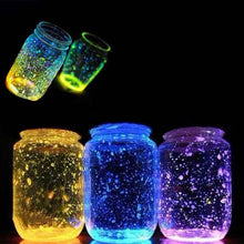 Load image into Gallery viewer, 1 Bag Colorful Fluorescent Super luminous Particles Glow Pigment Bright Glow Sand Glow in the Dark Sand
