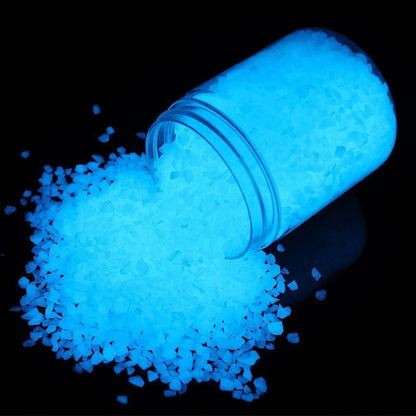 1 Bag Colorful Fluorescent Super luminous Particles Glow Pigment Bright Glow Sand Glow in the Dark Sand