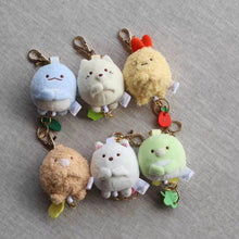 將圖片載入圖庫檢視器 Japan Cartoon Corner Creature Biology Flexible Key Chains Sumikko Gurashi Animal Plush Toy Keychain Pendant Bag Toys Gift
