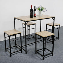 将图片加载到图库查看器，Dining Set 1 Bar Table And 2 Stools Restaurant Kitchen Furniture Dining Set Home Dining Room Furniture Minimalist Modern Decrotion HWC
