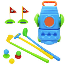 Load image into Gallery viewer, 1 Set Child Golf Sports Game Mini Plastic Golf Toy Kids Children Professional Home Outdoor Indoor Small Golf Training Club Party
