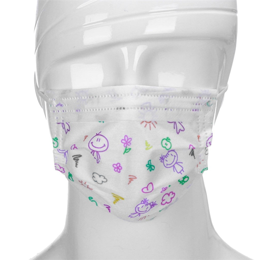 10/20/30Pcs Kids Disposable Mask 3 Layer Child Filter Hygiene Thicken Children Face Mask  Cosplay Fast Delievry