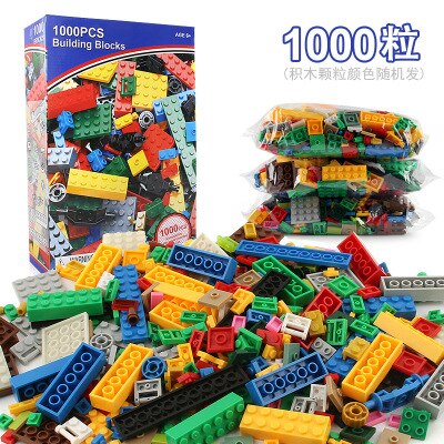 DIY Creative Blocks City Building Blocks Colorful Bricks ABS Constructor Educational Toys For Children. 1000 Pieces