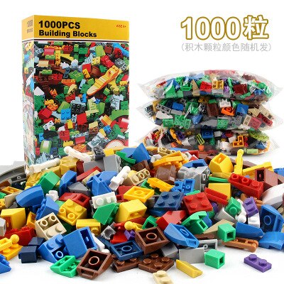 DIY Creative Blocks City Building Blocks Colorful Bricks ABS Constructor Educational Toys For Children. 1000 Pieces