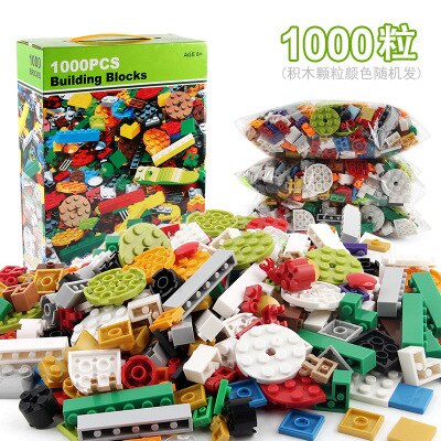 DIY Creative Blocks City Building Blocks Colorful Bricks ABS Constructor Educational Toys For Children. 1000 Pieces