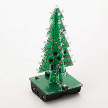 Charger l&#39;image dans la galerie, Geekcreit? DIY Christmas Tree LED Flash Kit 3D Electronic Learning Kit
