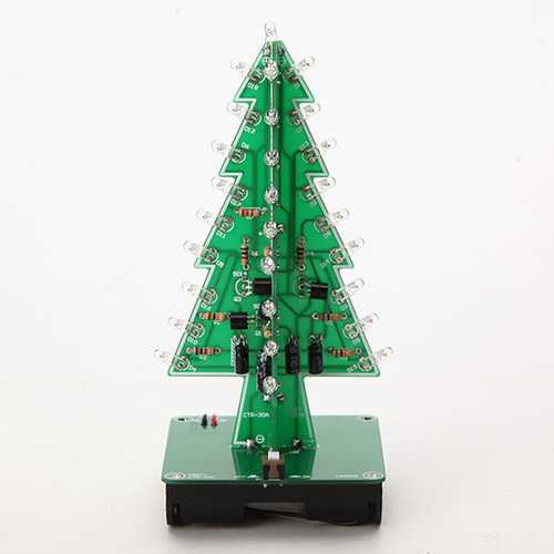 Geekcreit? DIY Christmas Tree LED Flash Kit 3D Electronic Learning Kit