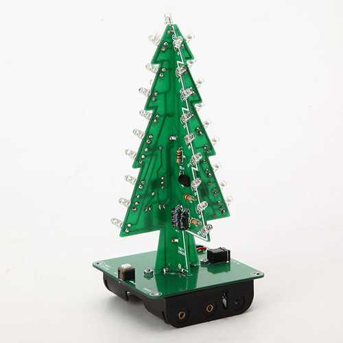 Geekcreit? DIY Christmas Tree LED Flash Kit 3D Electronic Learning Kit
