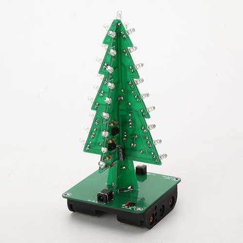 Geekcreit? DIY Christmas Tree LED Flash Kit 3D Electronic Learning Kit
