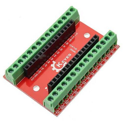 NANO IO Shield Expansion Board + ATmega328P Nano V3 Controller Geekcreit for Arduino - products that work with official Arduino boards
