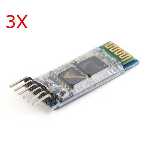 3Pcs HC-05 Wireless bluetooth Serial Transceiver Module Geekcreit for Arduino - products that work with official Arduino boards