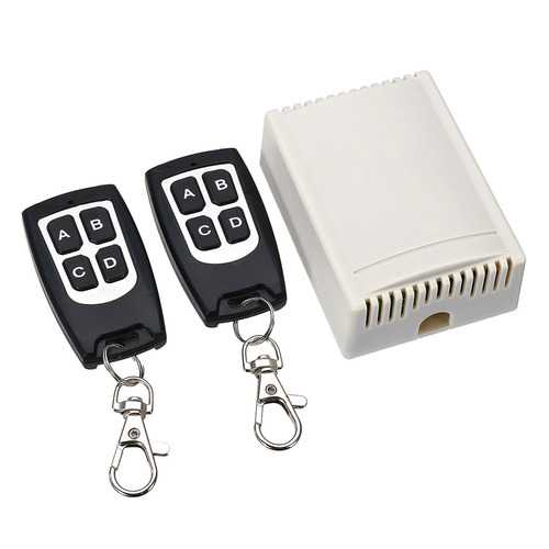 Geekcreit? 12V 4CH Channel 433Mhz Wireless Remote Control Switch With 2 Transmitter