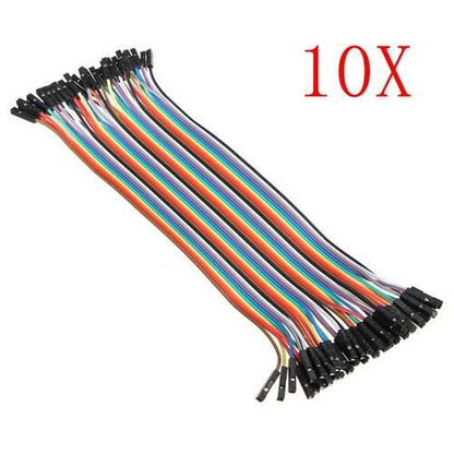 400Pcs 20cm Male To Female Jump Cable For