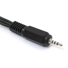 Charger l&#39;image dans la galerie, 5ft/1.5m 2.5mm Jack Male Plug To 3 RCA Male Phono Audio Video AV Out Cable
