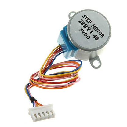 5Pcs Gear Stepper Motor DC 5V 4 Phase 5-Wire Reduction Step Geekcreit for Arduino - products that work with official Arduino boards