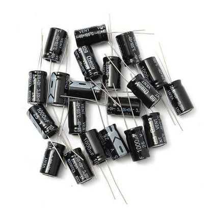 20pcs 1000uF 25V Radial Electrolytic Capacitor 10 x 17mm 105?C