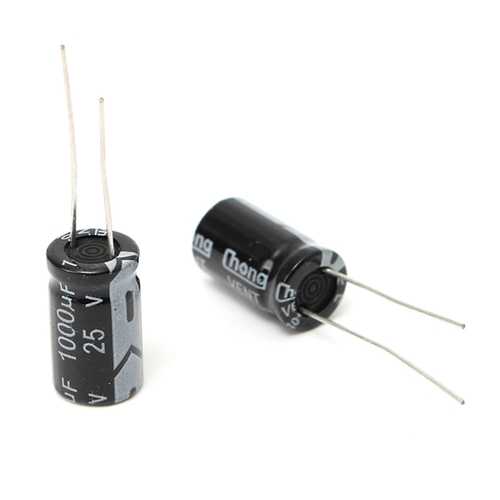 20pcs 1000uF 25V Radial Electrolytic Capacitor 10 x 17mm 105?C