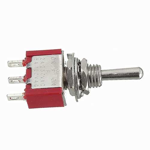 Toggle Switch MTS-123 3 Pin SPDT ON/OFF/ON 3 Position Momentary