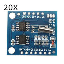 将图片加载到图库查看器，20Pcs I2C RTC DS1307 AT24C32 Real Time Clock Module For AVR ARM PIC SMD
