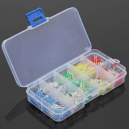 Geekcreit? 375pcs 3MM 5MM LED Light Emitting Diode Beads Resistance Lights Kits Bulb Lamp