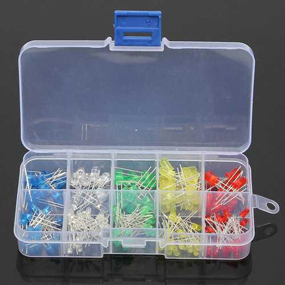 Geekcreit? 375pcs 3MM 5MM LED Light Emitting Diode Beads Resistance Lights Kits Bulb Lamp